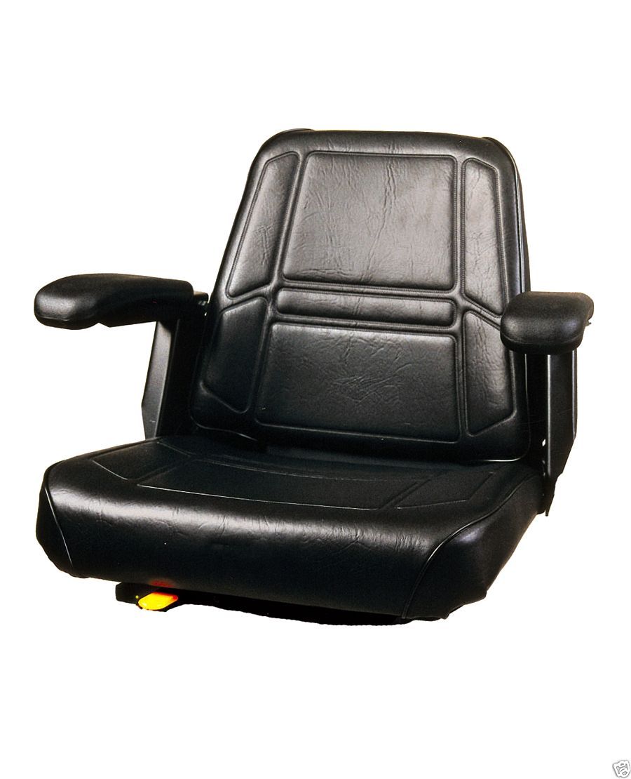 BLACK HIGH BACK SEAT KUBOTA ZD 21, 25, 28 ZERO TURN MOWERS, GRAVELY