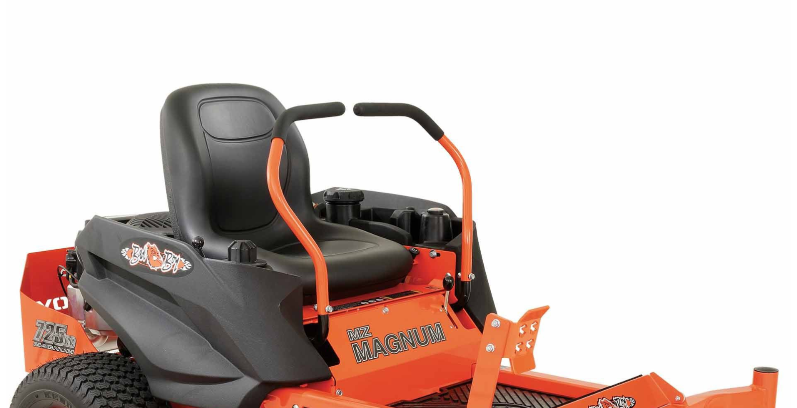 Black HIGH BACK SEAT fits BAD BOY MOWERS MZ, MZ MAGNUM made in USA