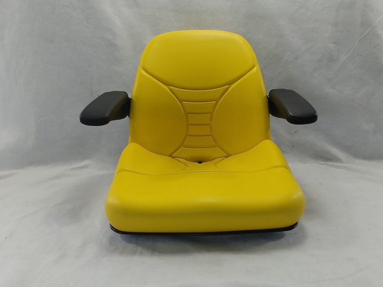 John Deere Yellow High Back Seat with Armrests Fits Z225, Z425, Z445