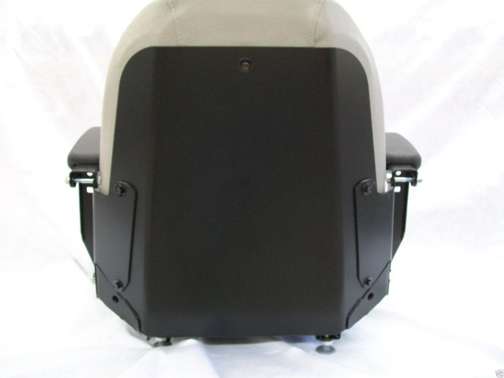 Gray High Back Lawn Mower Seat Armrests Bobcat Dixie Snapper Toro Exmark Bad Boy