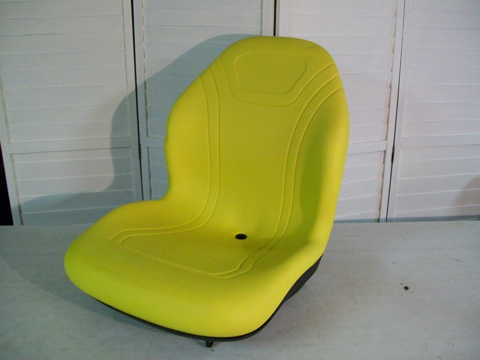 YELLOW SEAT JOHN DEERE 425, 445, 455, 4100, 4110, 4115, GARDEN, COMPACT