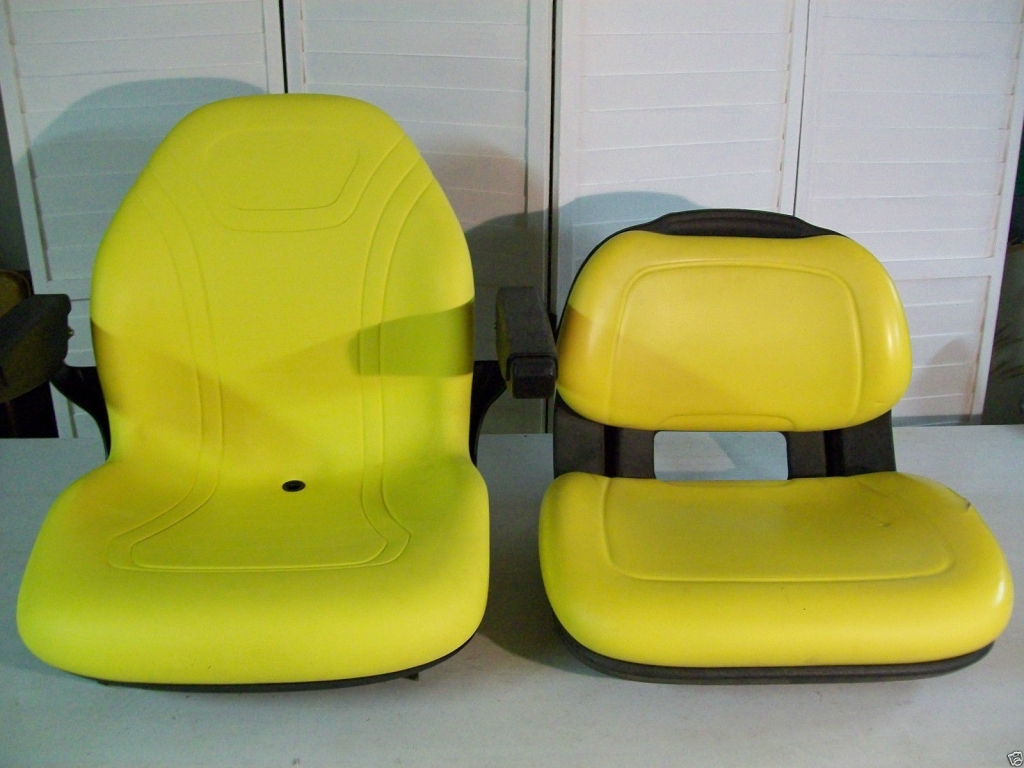 YELLOW SEAT FOR JOHN DEERE X300, X300R, X320, X340, X360, X500, X520, X530 GARDEN TRACTORS #KI