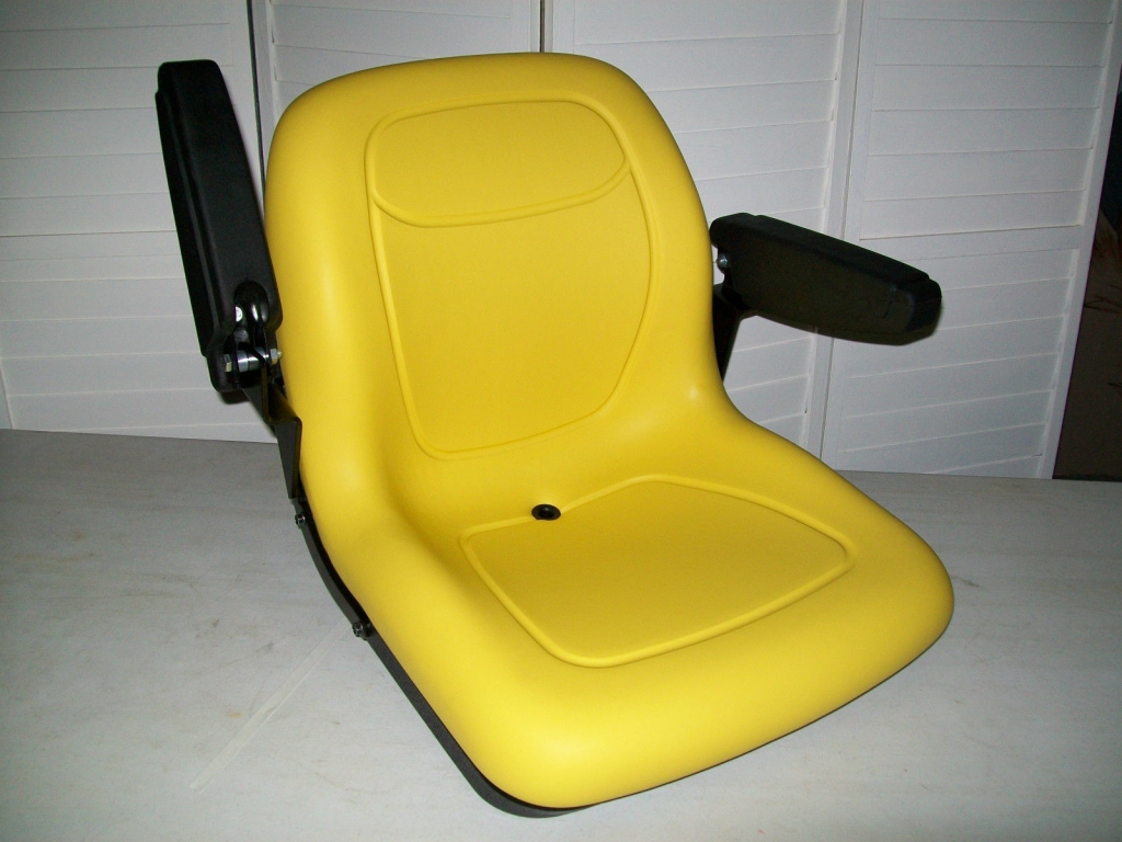 Yellow Seat Wflip Up Arm Rests Fit John Deere Compact Tractor 4200 4300 4400 4500 4600 5081