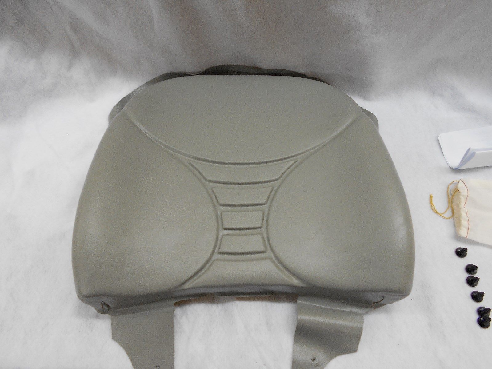 GRAY BACK REPLACEMENT CUSHION FOR MILSCO V5300 SUSPENSION SEAT #LFc 