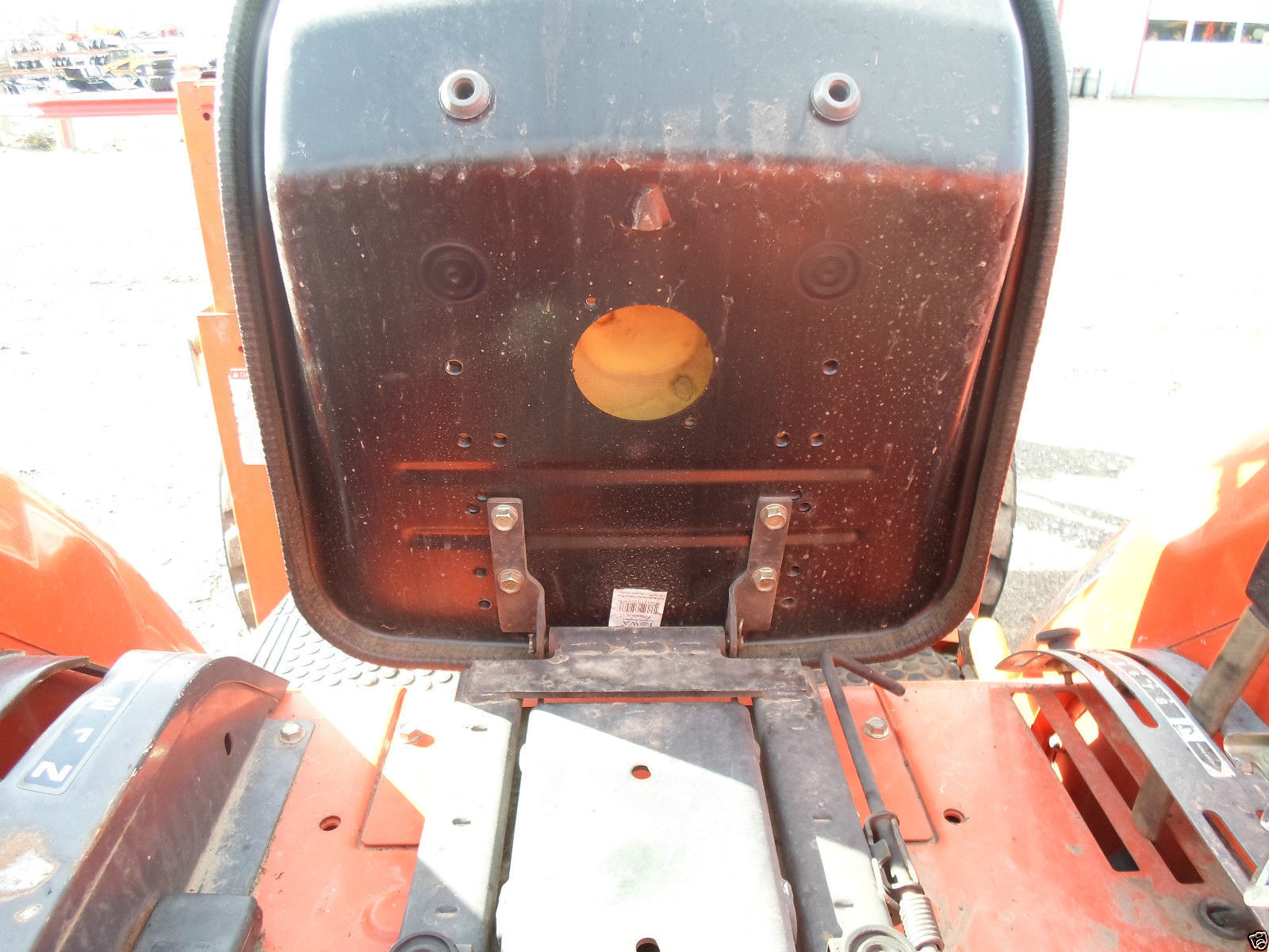 High Back Black Seat For Kubota B Series And L Compact High Back Black Seat For Kubota B Series And L Compact Tractors With 6 X 2 7 5 Bolt Mounting Patterns Ir