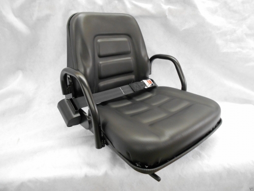 GRAY SEAT CUSHION ASSEMBLY FOR MILSCO CR100 SUSPENSION SEATS USED