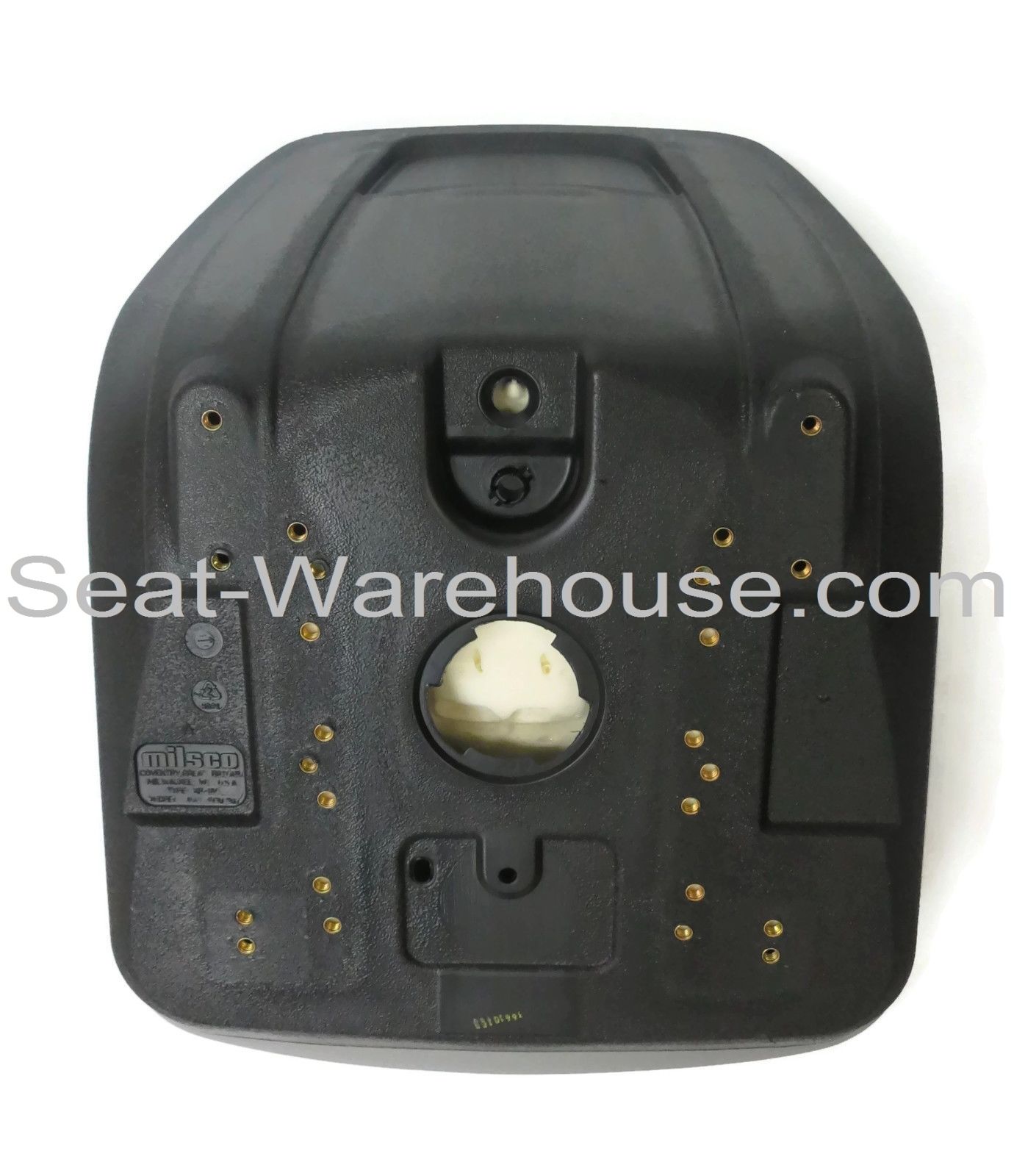 Grey HIGH BACK SEAT w// Slide Track Kit for Ford New Holland Skid Steer Loader